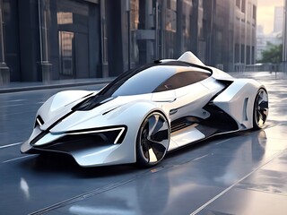Technology Futuristic Fast Car. Car walpaper, Photo. Ai Generate