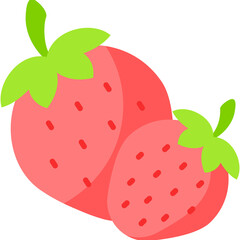 Obraz premium Avocado Icon Illustration