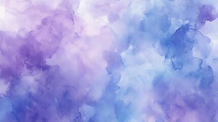 Fototapeta premium A beautiful blend of soft purple and blue watercolor, perfect for backgrounds, designs, and artistic projects.