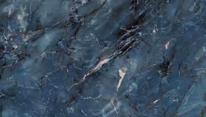 High-Gloss Blue Marble Texture with Granite Surface Design for Italian Slabs, Wall, and Floor Tiles