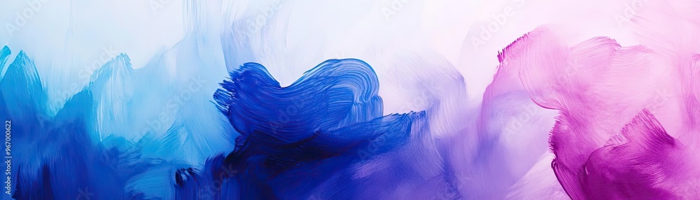 Poster Abstract blend of blue and pink hues creating a vibrant and dynamic visual effect perfect for backgrounds and artistic projects.