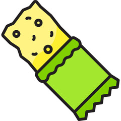 Healthy Snack Icon Sticker