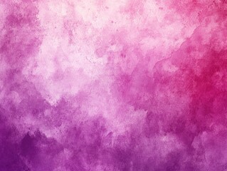 Fantasy watercolor background featuring purple and pink shades Textured canvas ideal for text design greeting cards and templates Multicolor hand painted illustration