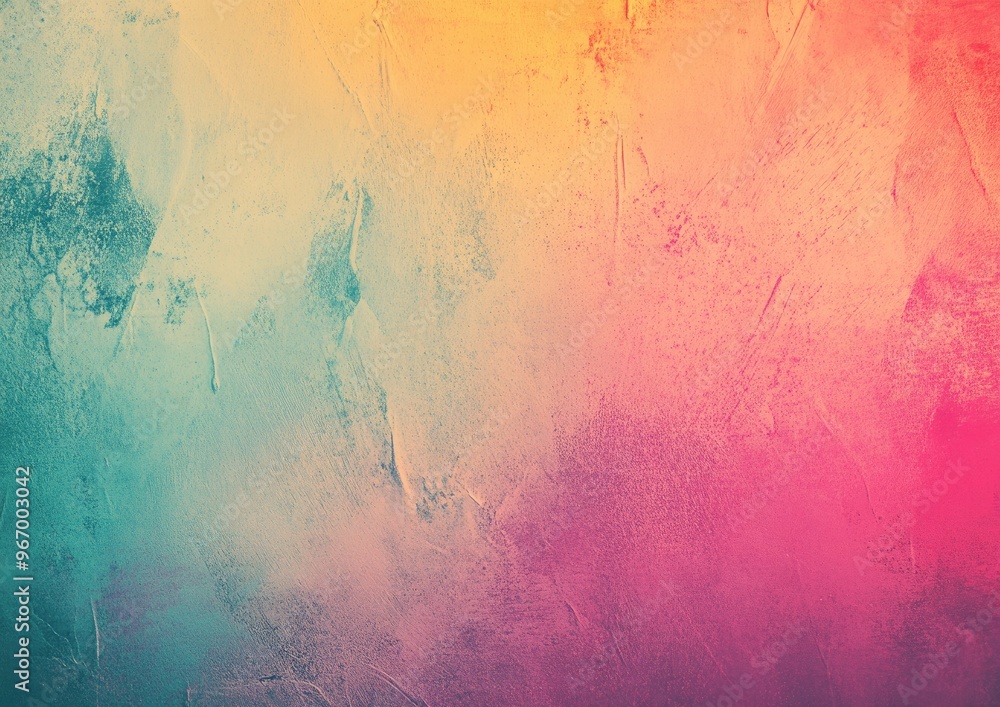Poster pastel grunge frame with colorful texture and soft gradient background ideal for design projects pap