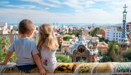 Exploring Barcelona: A Family Adventure in Spain with Adorable Young Tourists
