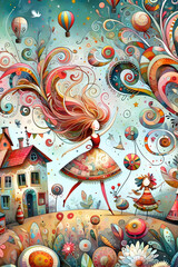  Baraja de Naipes: "F&aacute;bulas Fant&aacute;sticas en Reinos de Imaginaci&oacute;n