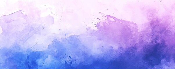 Fototapeta premium A vibrant watercolor texture blending pink and blue hues, perfect for backgrounds, design projects, or artistic themes.