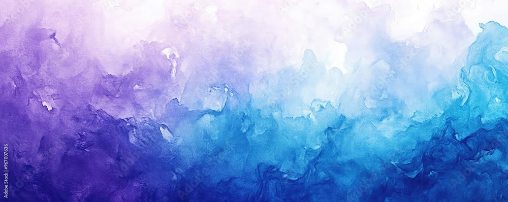 Poster a mesmerizing abstract gradient showcasing a blend of purple and blue hues, perfect for backgrounds 
