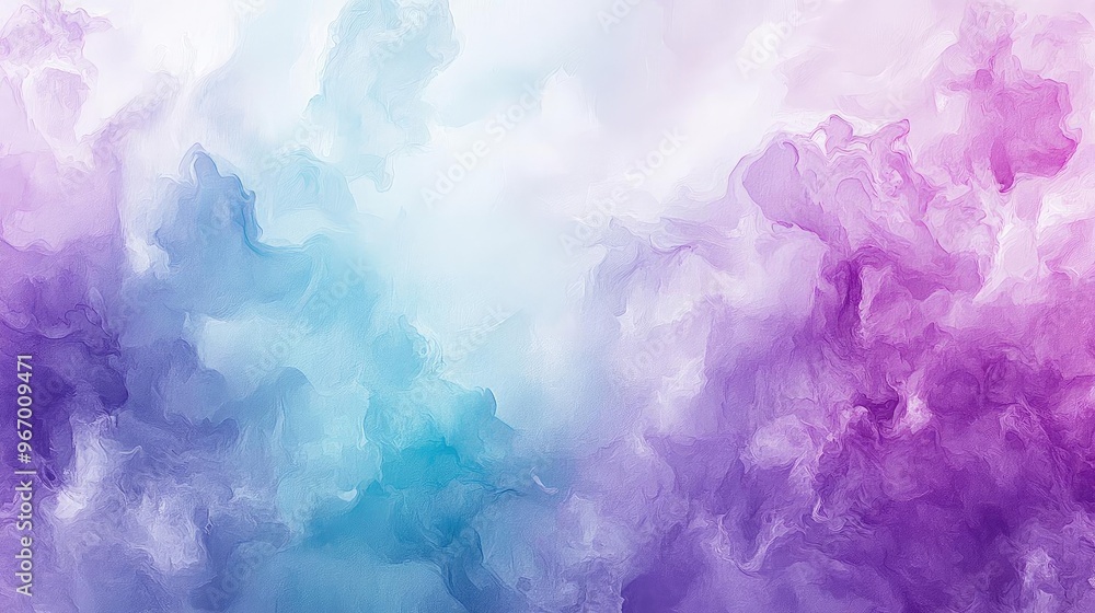 Poster a vibrant abstract background featuring blended hues of purple and blue, creating a dreamy and ether