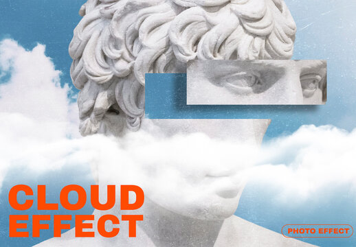 Cloud PSD Photo Effect