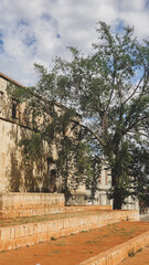 Oaxaca city, Mexico. Architecture of mexican Santo domingo church