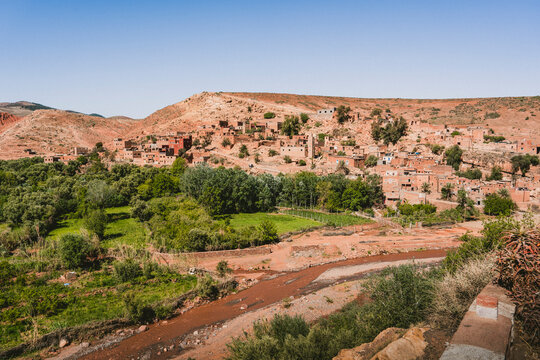 Azrou village in Morocco by day