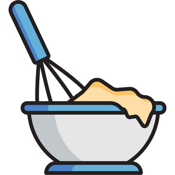 recommend clip art: Mix Flour Sticker