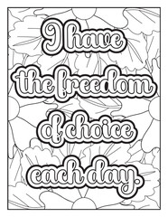 Positive quote coloring page for kids. Motivational Swear word. Inspirational quote coloring page for adults. Motivational quote coloring page. Affirmative quote coloring page. Motivational typography