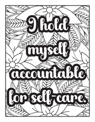 Positive quote coloring page for kids. Motivational Swear word. Inspirational quote coloring page for adults. Motivational quote coloring page. Affirmative quote coloring page. Motivational typography