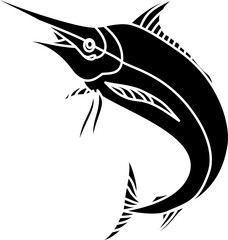 Sword fish fish illustration vector