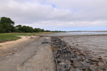 Blick auf die K&uuml;stenlandschaft der Insel Sylt bei Keitum