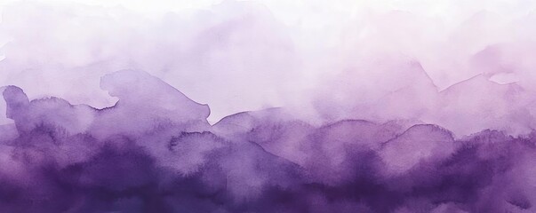 Fototapeta premium A soft watercolor abstract pattern in shades of purple, perfect for backgrounds, designs, and creative projects.