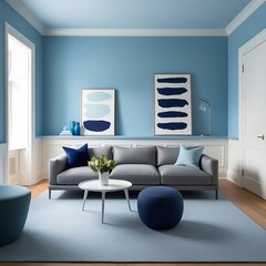 Elegant Modern Interior Design Showcasing Minimalist Furniture and Clean Lines for a Contemporary Living Space with Neutral Color Palettes and Sleek Decor Elements