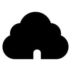 black cloud icon