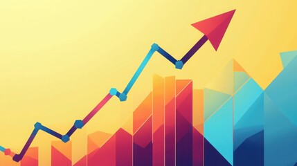 Fototapeta premium business graph