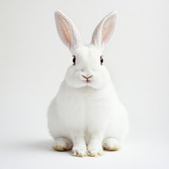 Fototapeta premium rabbit on a white background