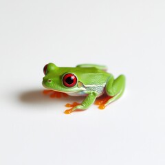 Obraz premium frog on a white background