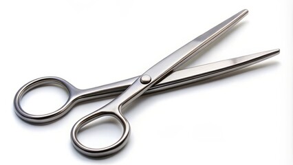 Obraz premium These curved-blade medical scissors are designed for cutting through challenging materials like clothing and bandages