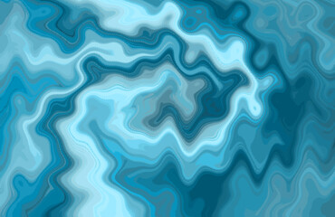 Fototapeta premium Abstract blue acrylic liquid marble surface design. colorful wavy on background. creative brush stroke art. illustration art