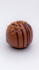 A rich looking premium chocolate truffle