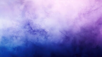 Obraz premium A stunning gradient of purple and blue hues blending seamlessly, creating an ethereal misty atmosphere for creative projects.