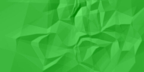Abstract green crumpled paper texture background. white fabric crushed textured crumpled. green wrinkly backdrop paper background. green paper texture material. panorama grunge wrinkly paper texture.
