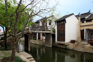 river in the village