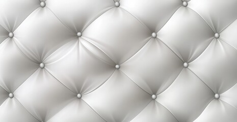 Fototapeta premium White leather texture with a diamond pattern