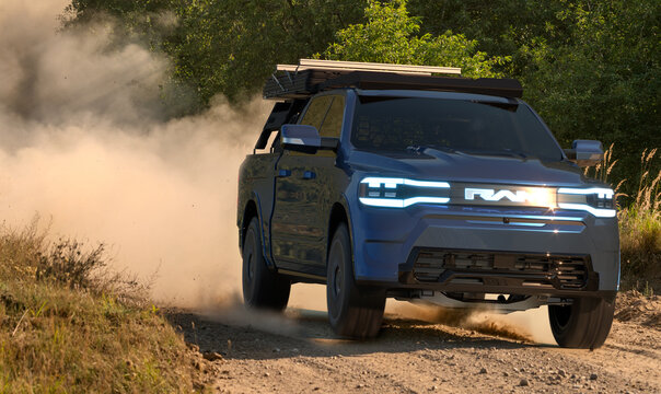 RAM 1500 REV: Pickup with record-breaking battery capacity and range.