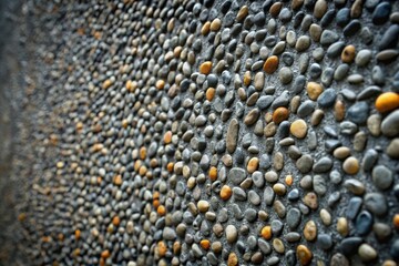 Dark Grey Pebbled Wall Texture