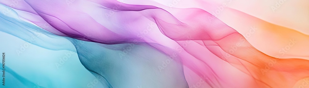 Poster a colorful abstract background with flowing shapes and gradients in vibrant hues, perfect for artist