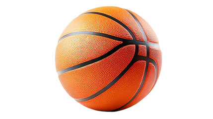 Fototapeta premium A basketball isolated on white background.