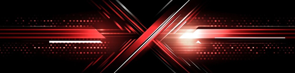 Fototapeta premium Dynamic Abstract Geometric Design: Red and Black Background with White Lines. Striking Vector Illustration for Marketing Campaigns, Cultural Promotions, and 4K Wallpapers. Versatile Composition with C