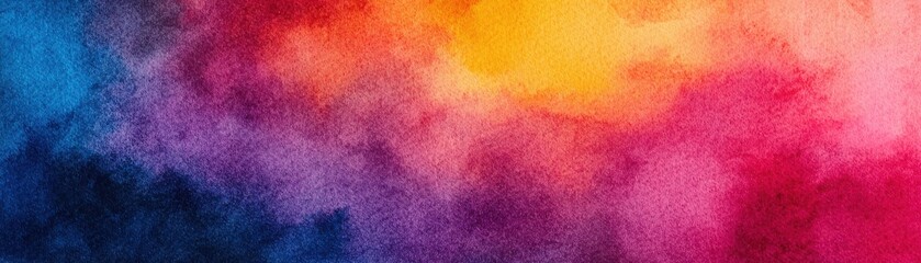 Fototapeta premium A vibrant abstract background with rich hues of blue, pink, yellow, and purple blending harmoniously, perfect for creative projects.