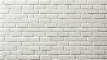 Obraz premium White brick wall pattern on white background Aerial