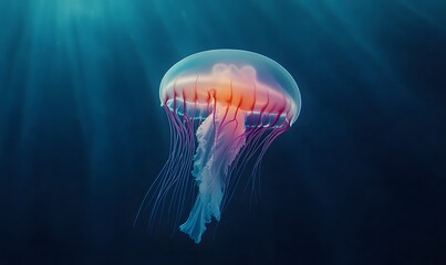 Fototapeta premium jelly fish in the sea