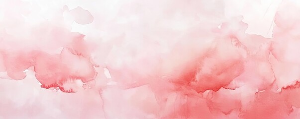 Fototapeta premium Soft watercolor background in gentle pink tones, ideal for creative designs, invitations, or artistic projects. Light and airy feel.