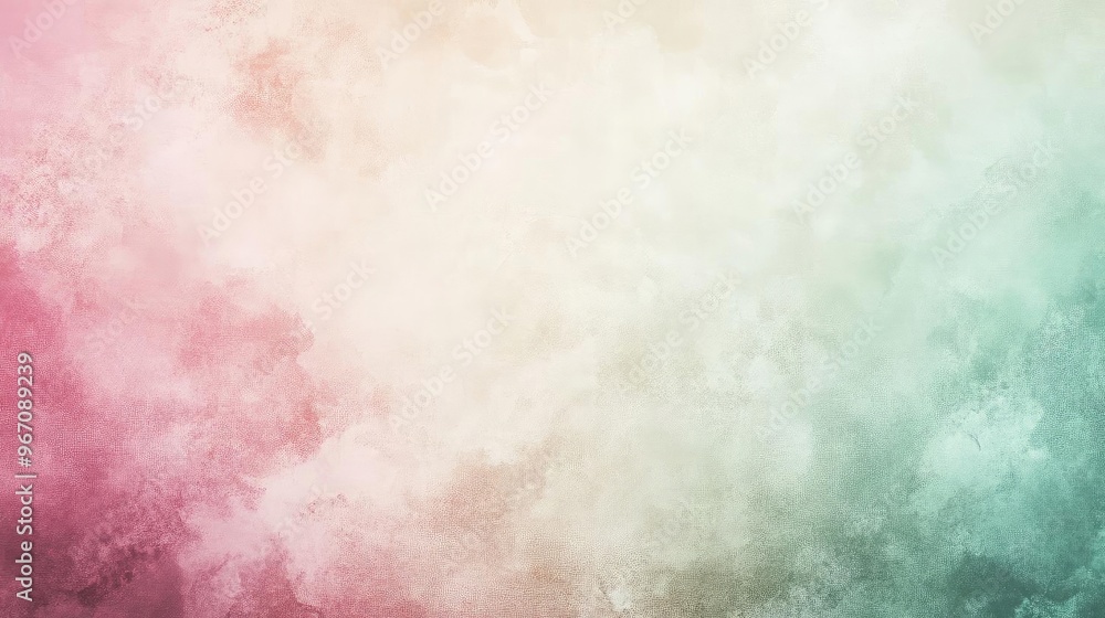 Poster Soft pastel gradient background with subtle textures, ideal for creative designs and digital projects.