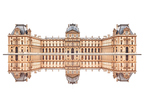 a large building with a large roof and a large building with a large roof with Bowes Museum in the background