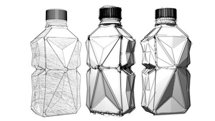 Foldable Water Bottle Concept Design