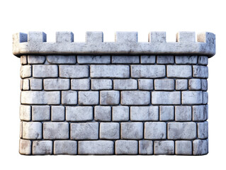 a stone wall with a white background