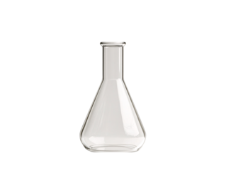 a glass beaker with a clear beaker