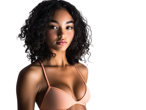 a woman in a garment