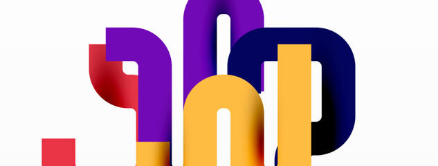 Wave lines minimal abstract background